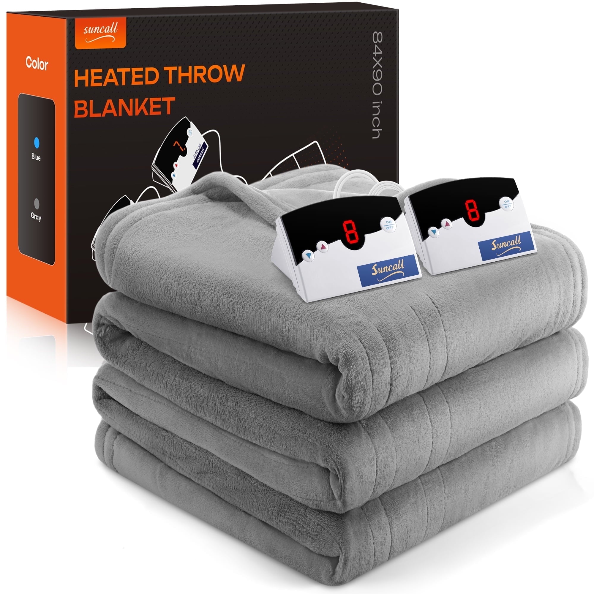 Double-person heated blanket