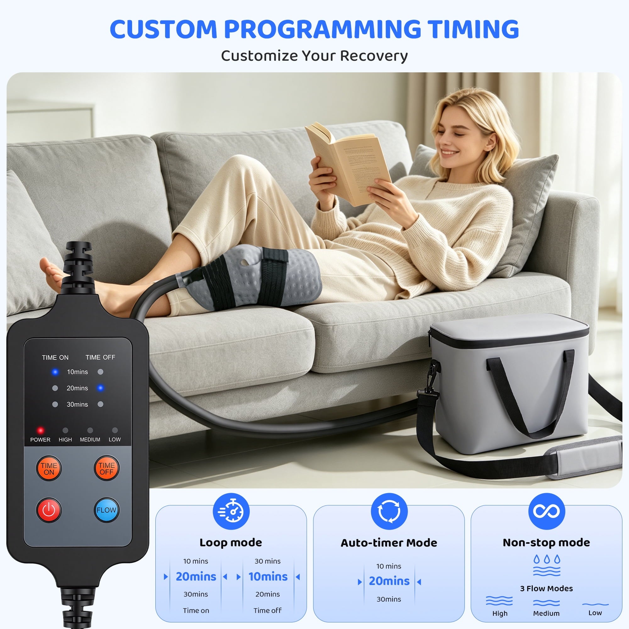 https://suncall.store › products › suncall-cold-therapy-machine-for-portable-quiet-pump-9-qt-ice-machine-system-with-timer-temp-control-multi-use-pad-for-knee-shoulder-waist-ankle-thigh