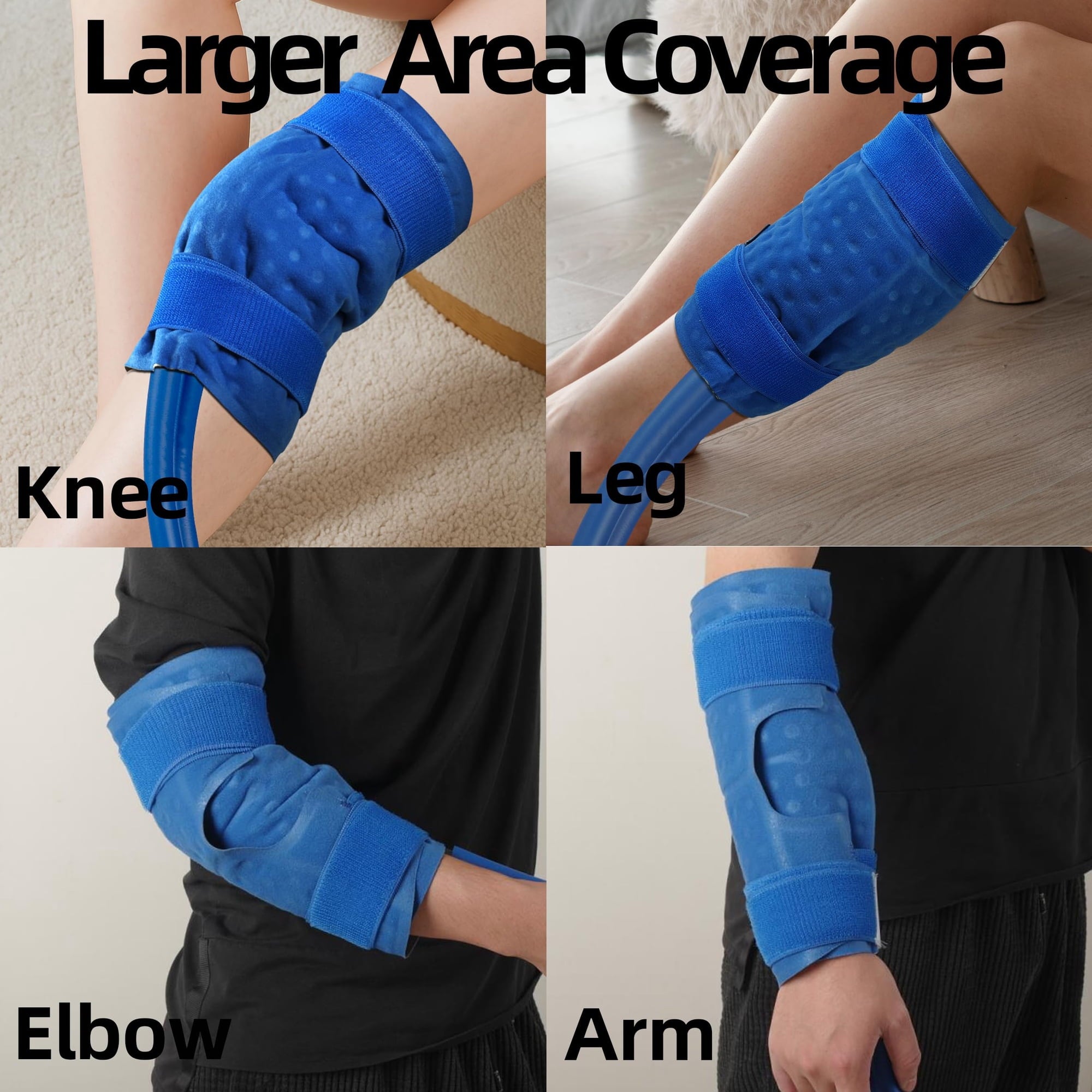 Suncall Cold Therapy Ice Machine with Compression and Timer - XL Universal Pad for Back Lumbar and Full Body Pain Relief