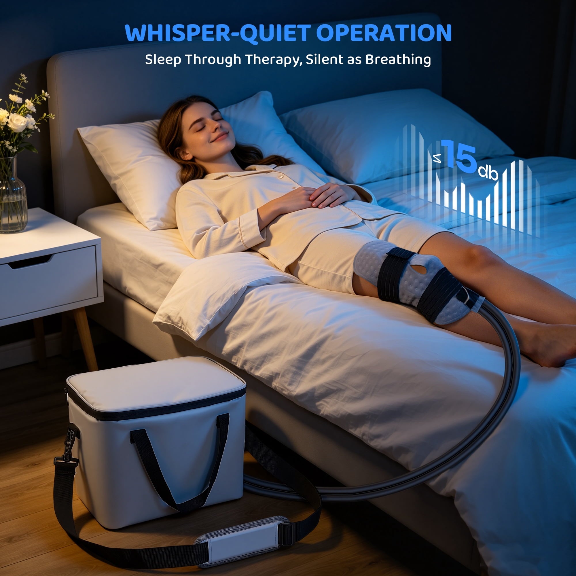 https://suncall.store › products › suncall-cold-therapy-machine-for-portable-quiet-pump-9-qt-ice-machine-system-with-timer-temp-control-multi-use-pad-for-knee-shoulder-waist-ankle-thigh