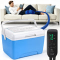 Suncall Cold Therapy Machine for Portable Quiet Pump - 9 Qt Ice Machine System with Timer & Temp Control, Multi-Use Pad for Knee, Shoulder, Waist, Ankle, Thigh
