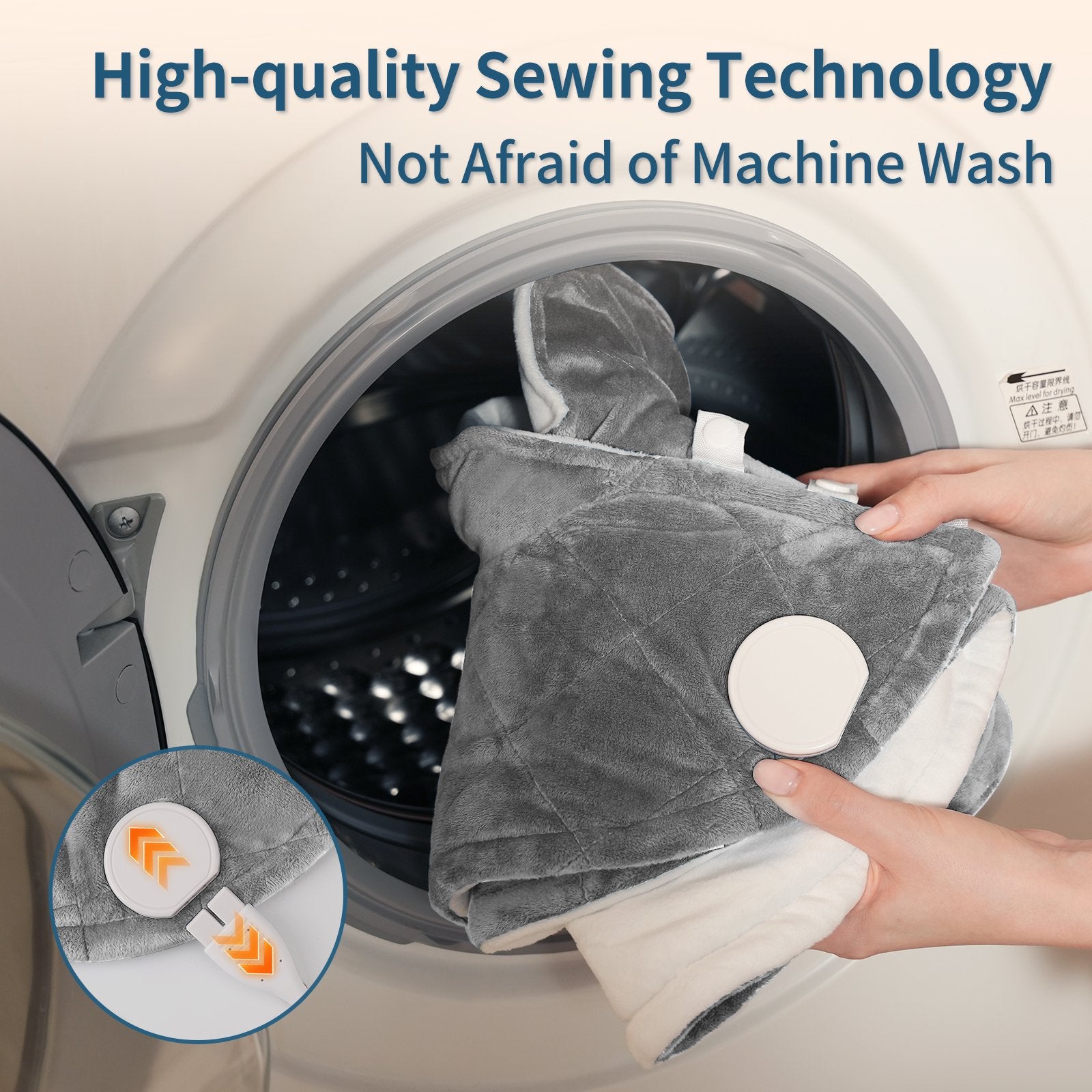 Suncall Heating Pad for Neck, Shoulders & Back – 6 Heat Levels up to 149°F, 6 Auto-Off Timers, Soft Flannel, Large Heated Wrap for Daily Comfort, Machine Washable, Gift for Women & Men